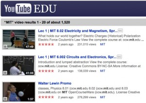 MIT on YouTube EDU