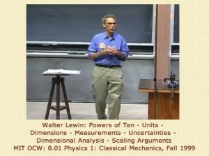 Walter Lewin Physics, April 2010